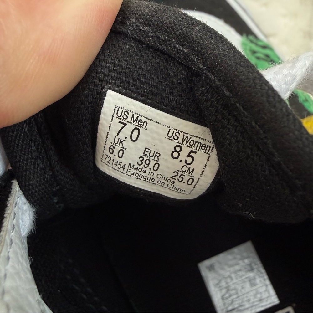 Vans Old Skool multi shoes W8.5 M7 like new - Picture 8 of 15